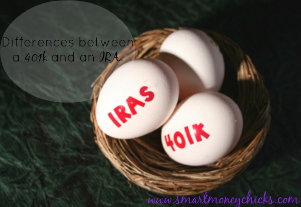 Differences between a 401k and an IRA